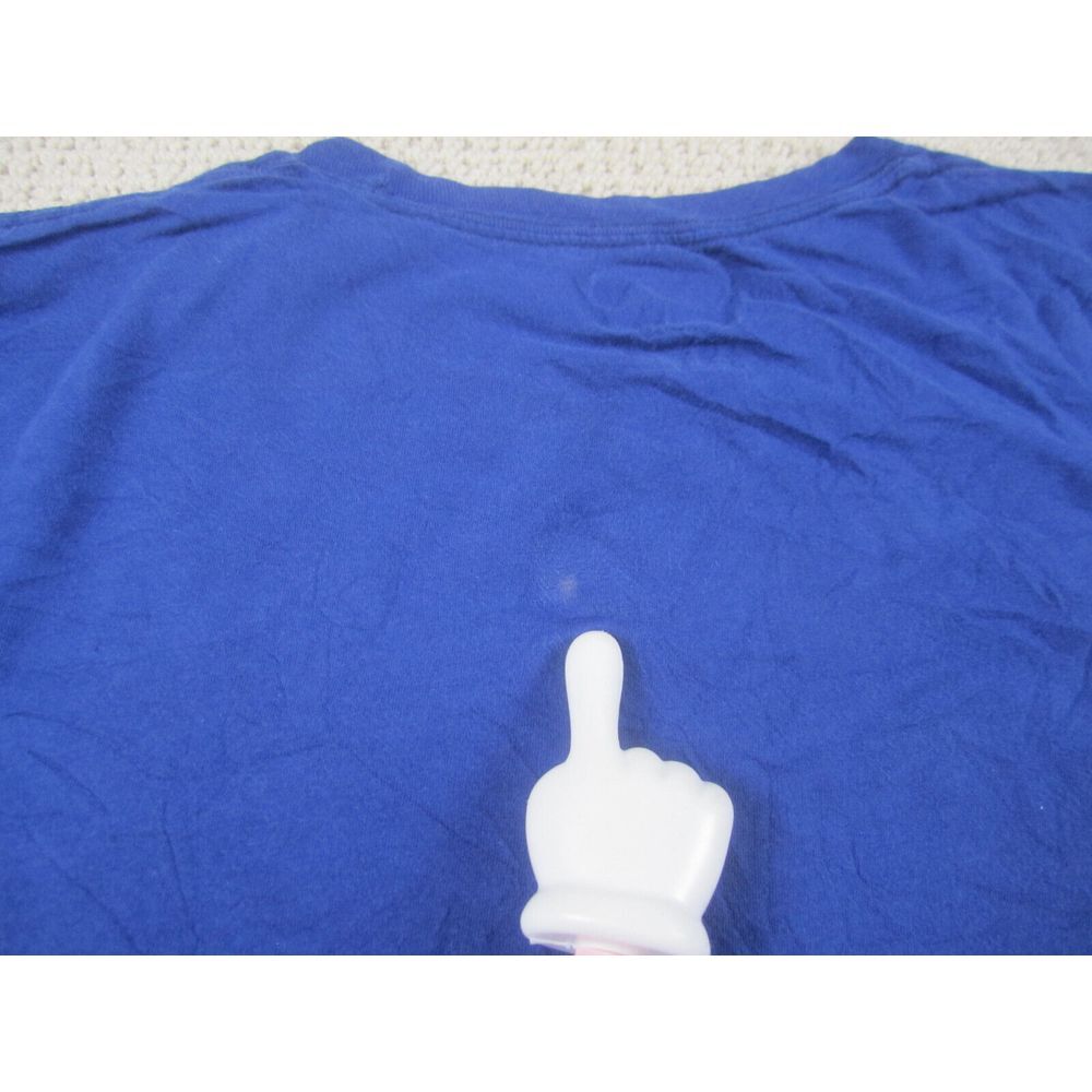Chicago Cubs‎ Shirt Mens Large Blue MLB Baseball Crew Neck Graphic Print - Picture 8 of 11